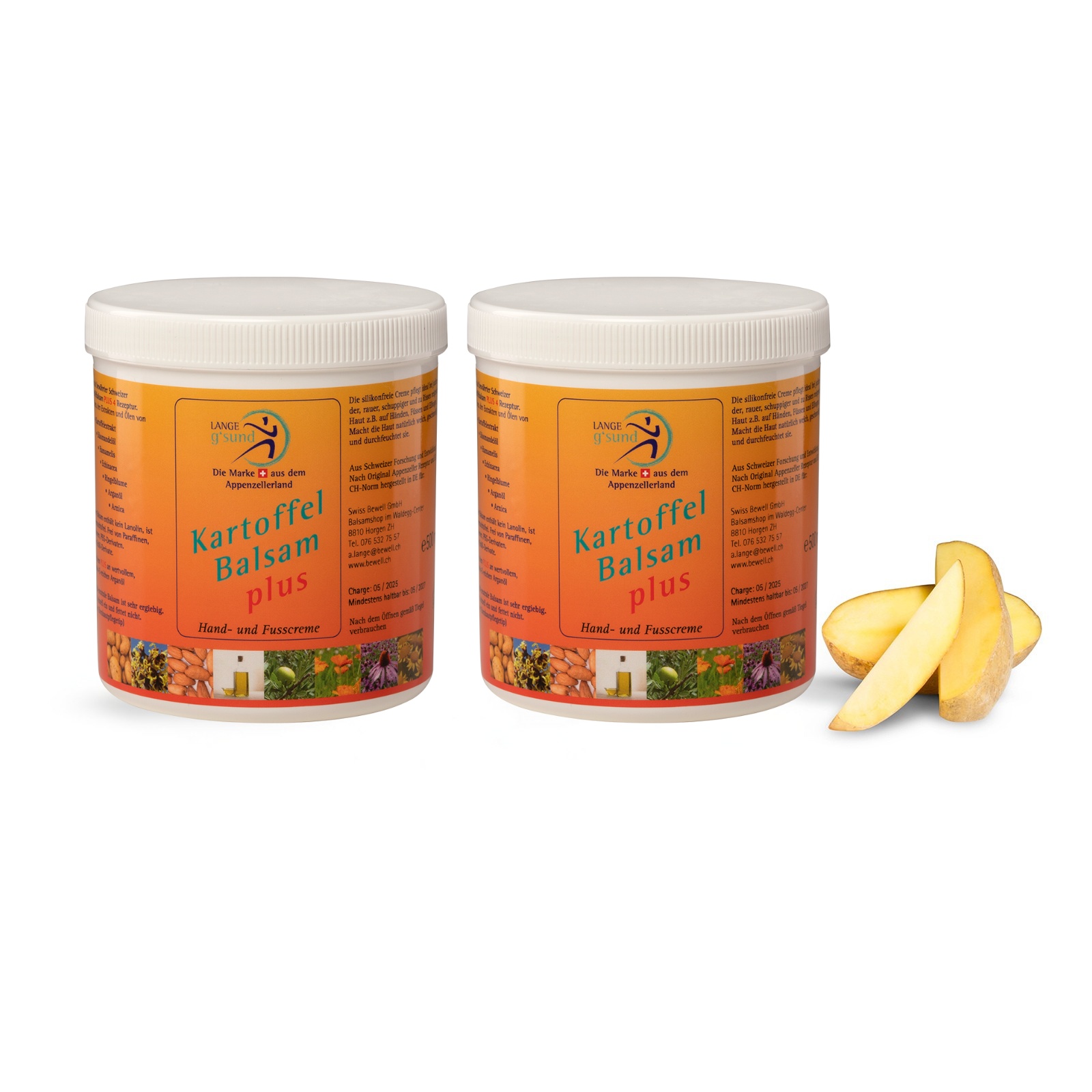 Kartoffel Balsam PLUS - 2 x 500 ml im Refilltopf ( Pfünder-Set)