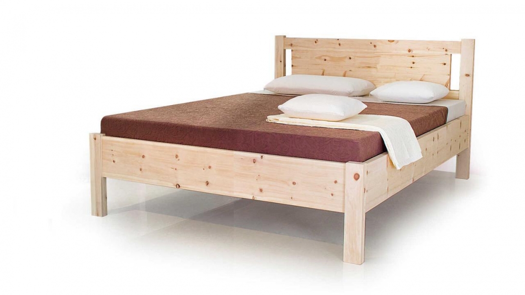 CASTELLO Metallfrei, Massivholzbett (Kernbuche oder Zirbe/Arve)