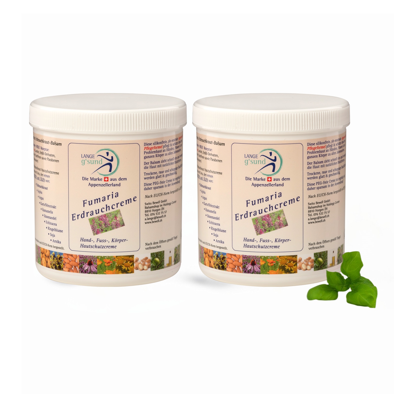 Fumaria ERDRAUCHCREME - 2 x 500 ml im Refilltopf  (Pfünder-Set)