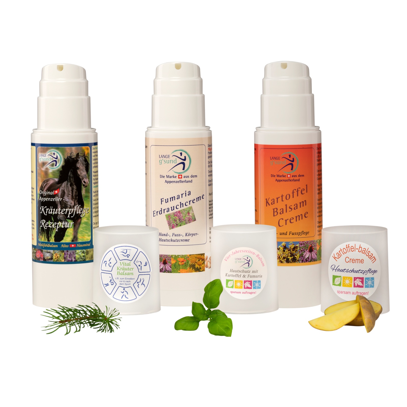 3-Musketiere - Sport-Set  mit  3 x 150 ml  und 1 Manicüre-Glasfeile