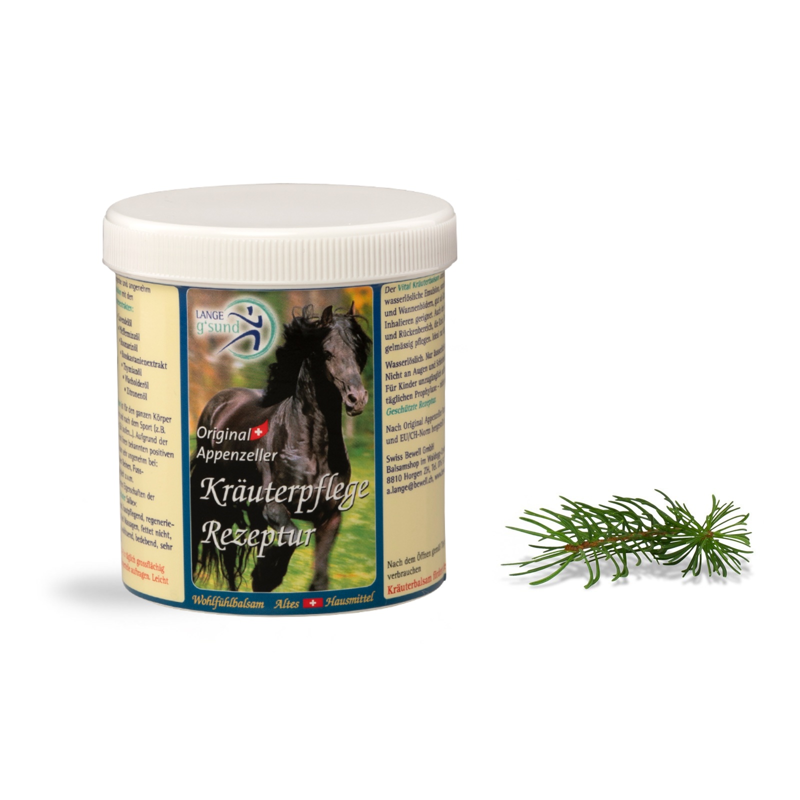 14-Kräuter Vitalbalsam (grün) - 250 ml  Dose  mit Schraubdeckel