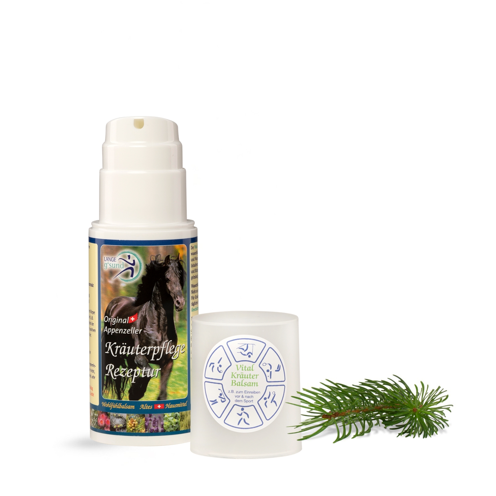 14-Kräuter Vitalbalsam (grün) - 70 ml im Dosierspender