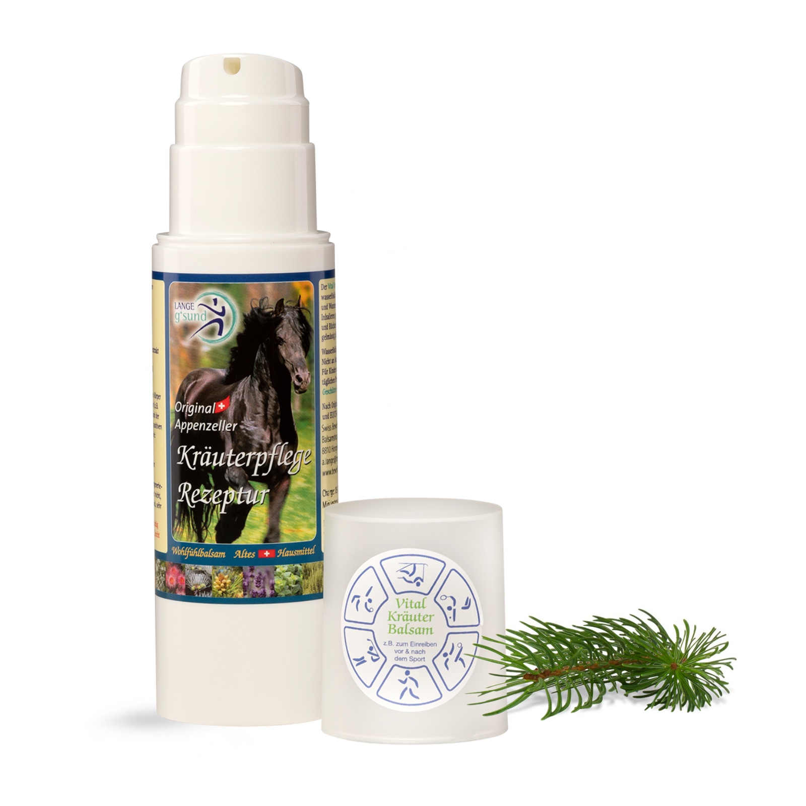 14-Kräuter Vitalbalsam (grün) - 150 ml im Dosierspender