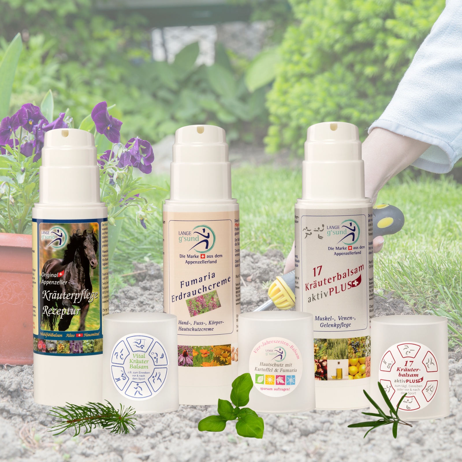 3 Appenzeller Balsam im Set, je 150 ml